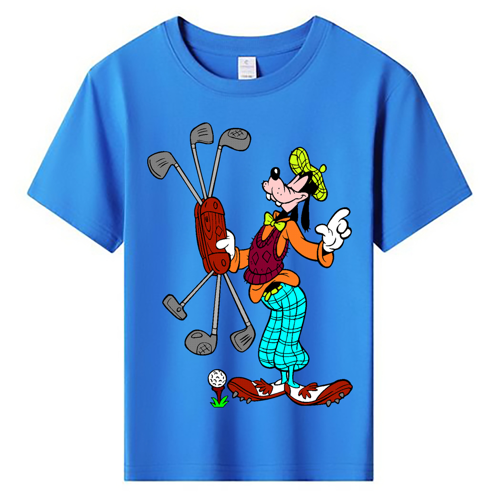 ミッキーマウス Mickey Mouse 綿100％キッズTシャツ（フロントプリント）